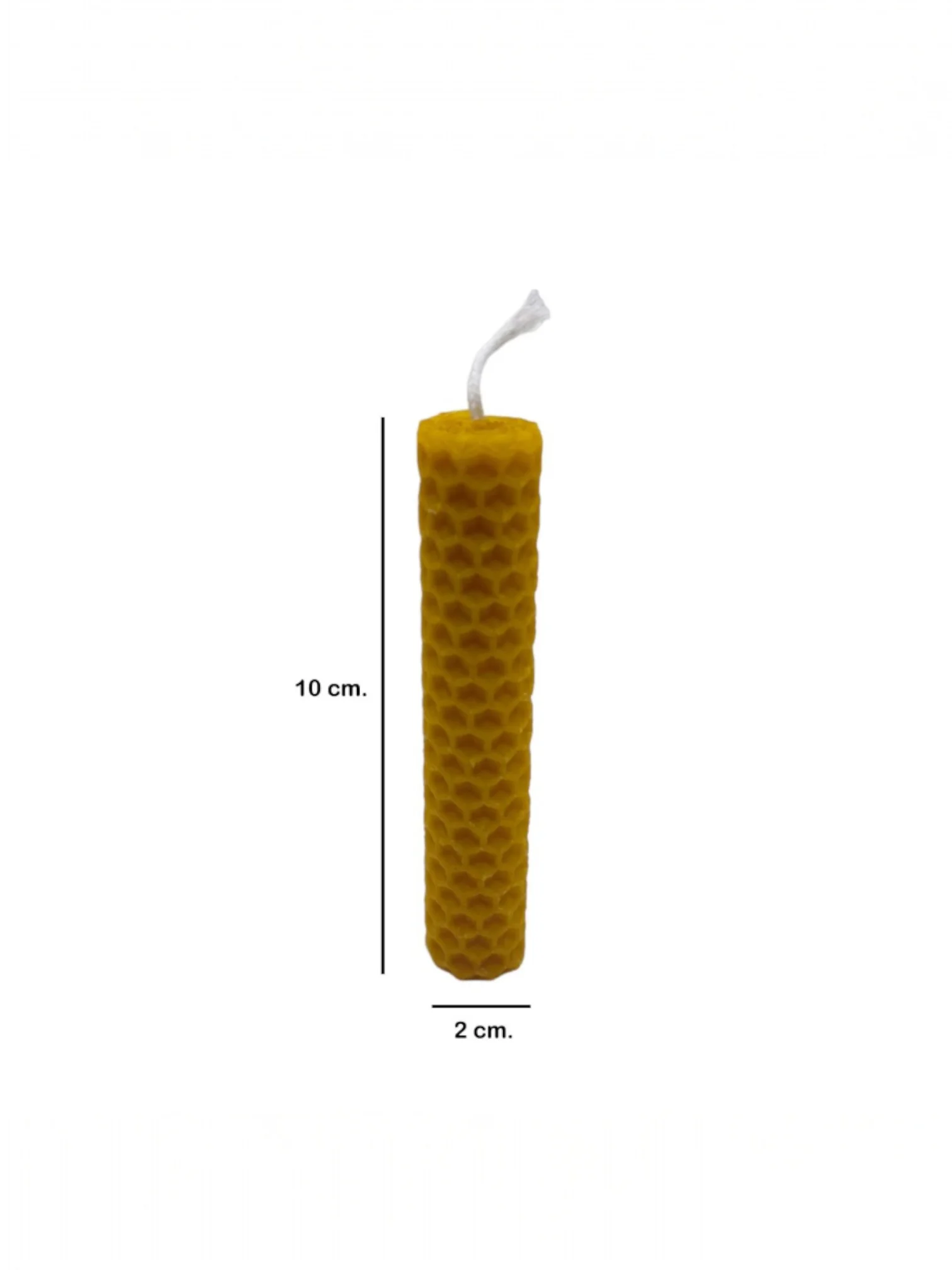 Pack de 12 Velas de Cera de Abeja Natural 100% – Hechas a Mano por Apicultores en España – Ideales para Meditación y Relajación