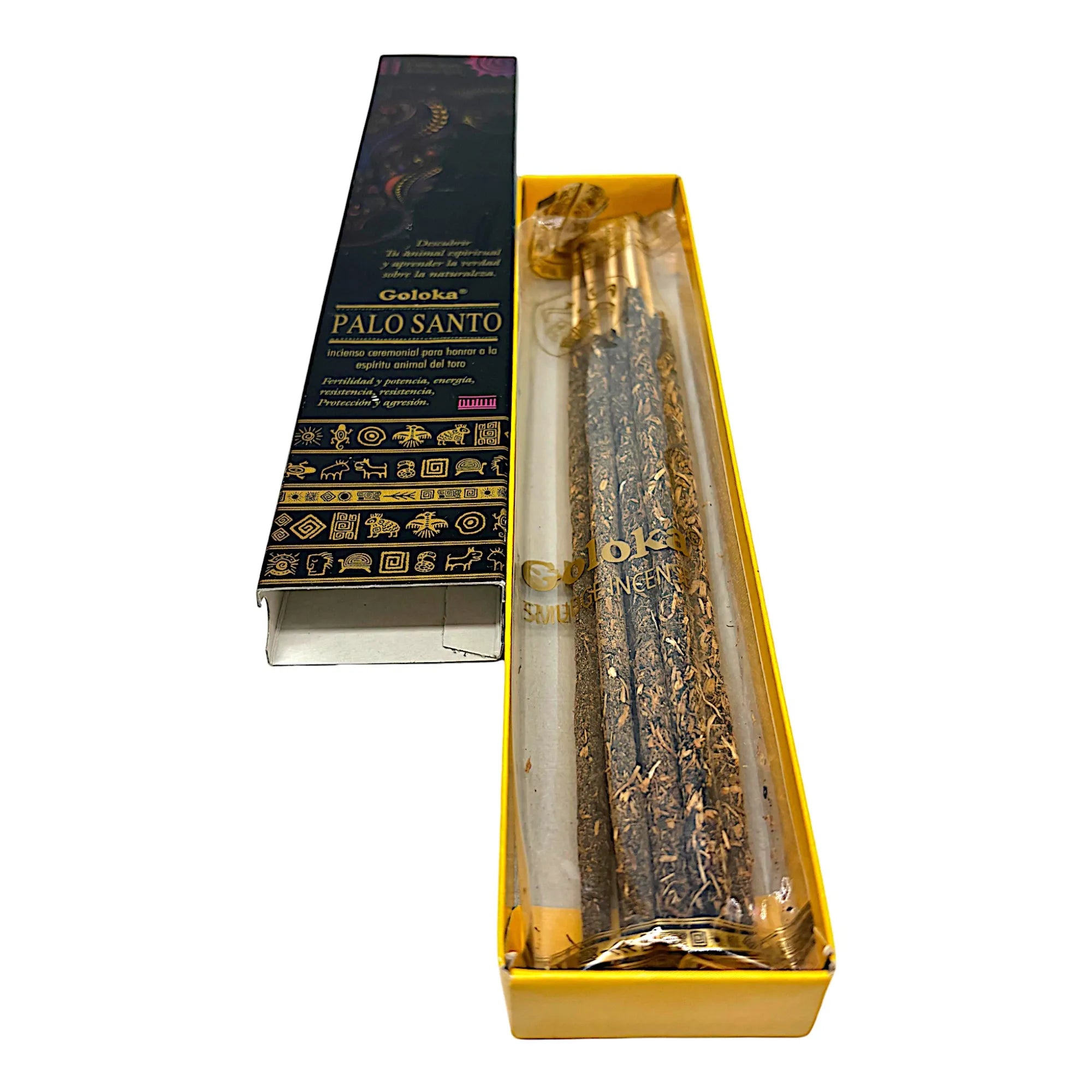 Set Premium de Inciensos Naturales Goloka con Porta Incienso – Aromas Ancestrales para Limpieza, Protección y Armonía