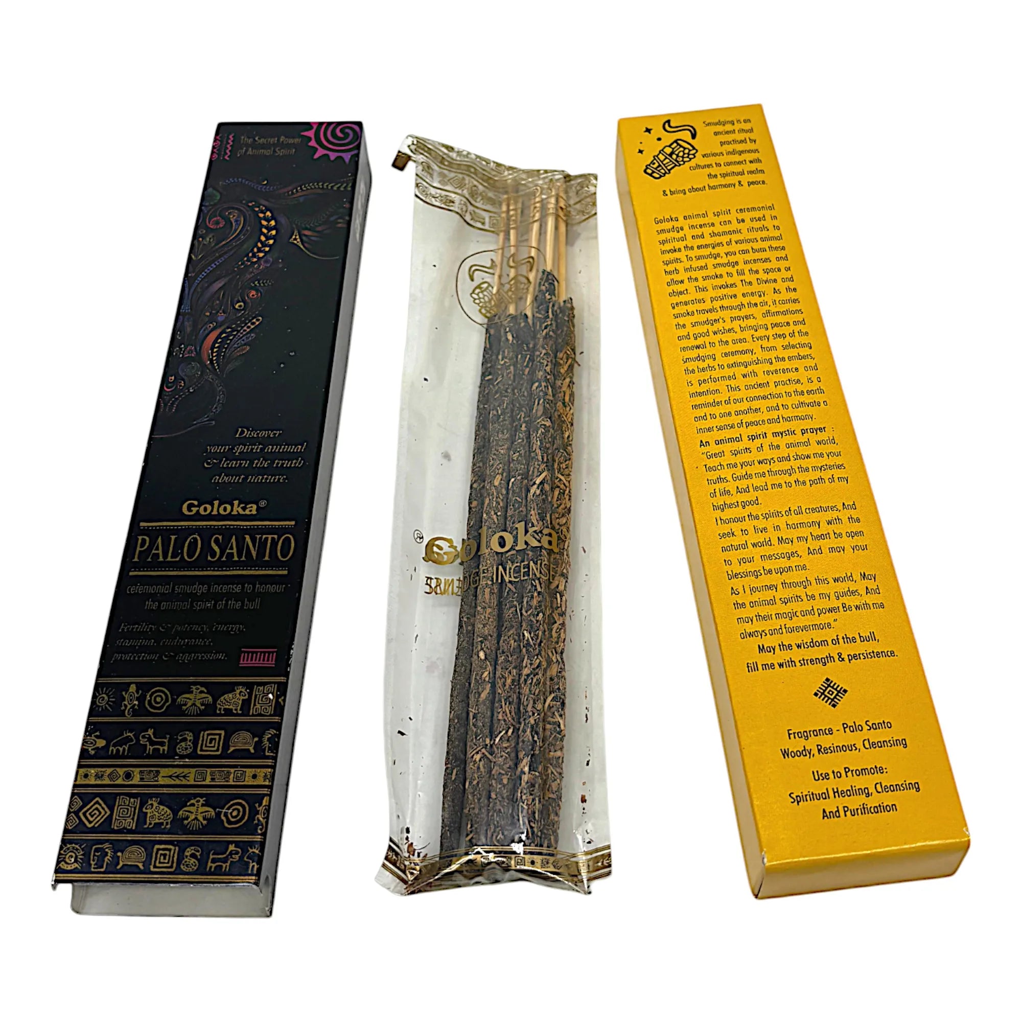 Set Premium de Inciensos Naturales Goloka con Porta Incienso – Aromas Ancestrales para Limpieza, Protección y Armonía