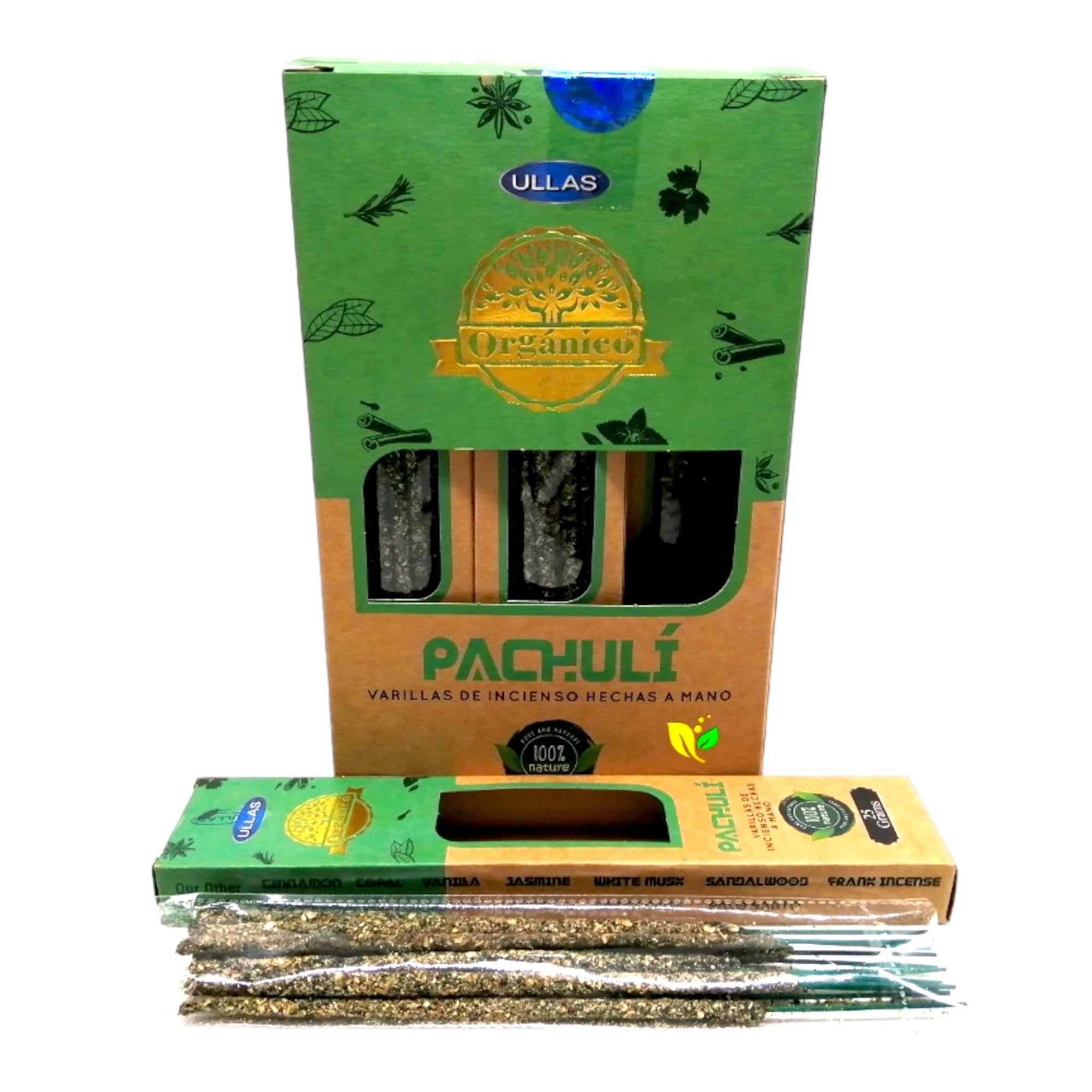 Kit Inciensos Naturales Artesanales – 12 Aromas Orgánicos