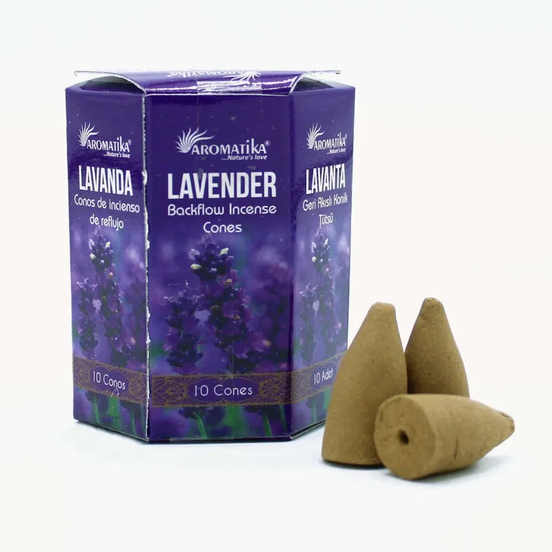 Conos de Incienso Backflow Lavanda – Masala Aromatika