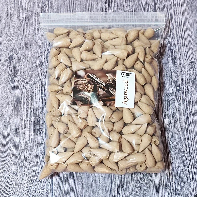 Incienso Natural Backflow de Reflujo – Conos Aromáticos de Sándalo y Lavanda para Aromaterapia y Relajación