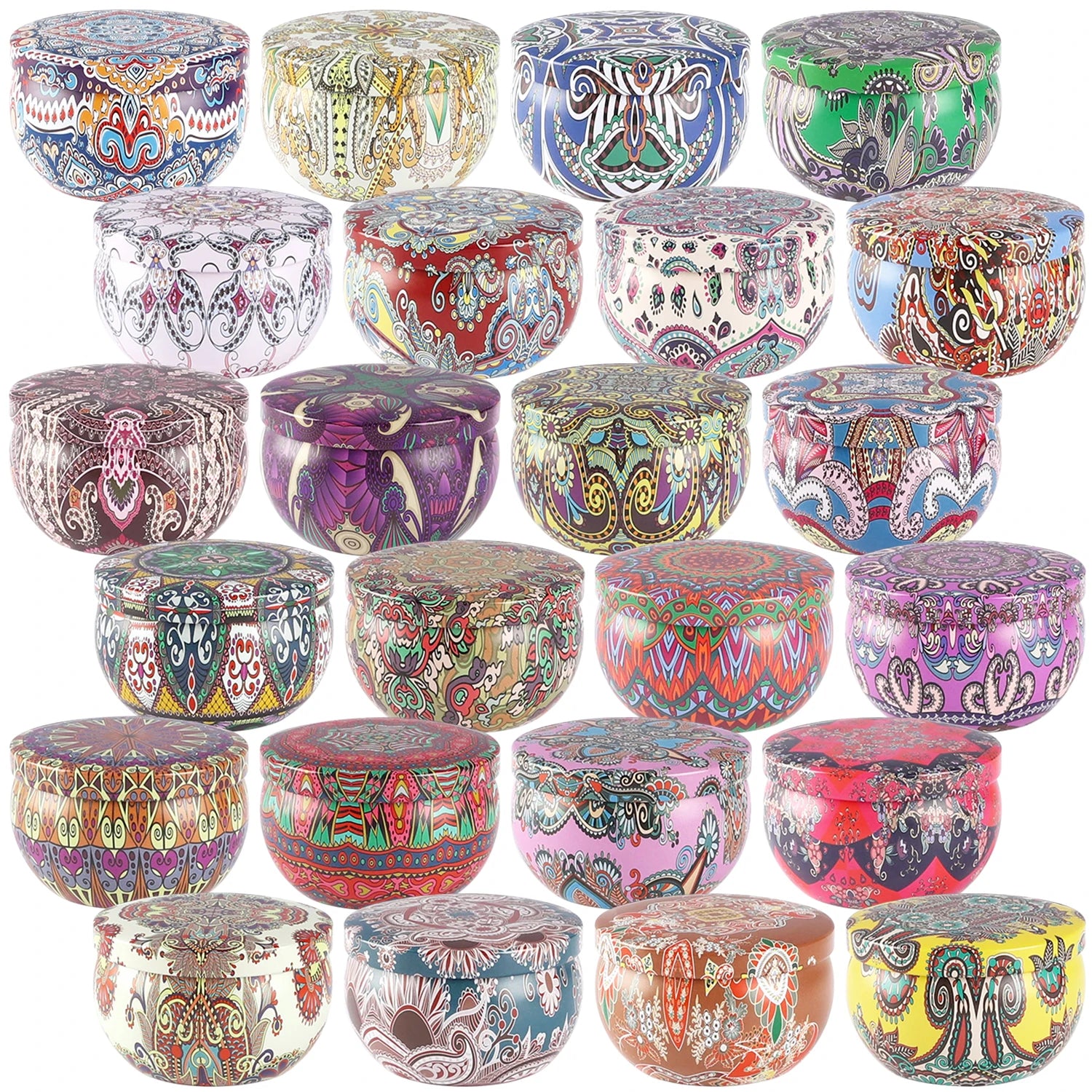 Pack de 24 Velas Aromáticas de Estilo Clásico Chino – Decoración Elegante para Fiestas, Bodas y Regalos