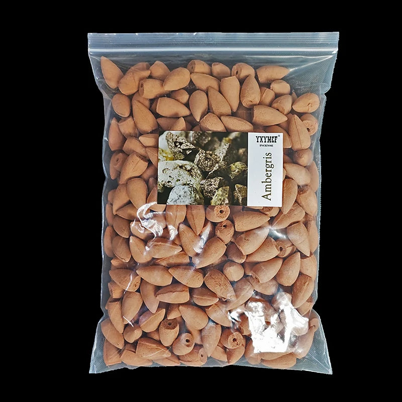 Incienso Natural Backflow de Reflujo – Conos Aromáticos de Sándalo y Lavanda para Aromaterapia y Relajación