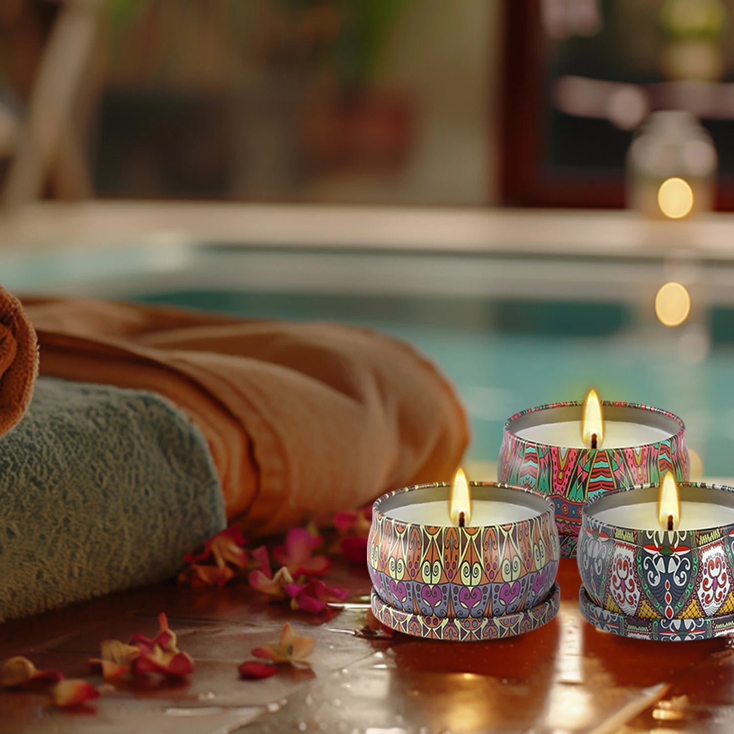 Pack de 24 Velas Aromáticas de Estilo Clásico Chino – Decoración Elegante para Fiestas, Bodas y Regalos