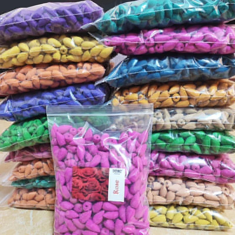 Incienso Natural Backflow de Reflujo – Conos Aromáticos de Sándalo y Lavanda para Aromaterapia y Relajación