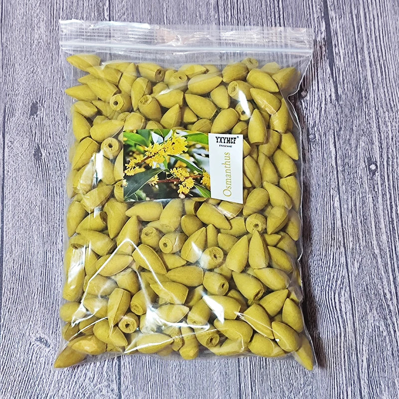 Incienso Natural Backflow de Reflujo – Conos Aromáticos de Sándalo y Lavanda para Aromaterapia y Relajación