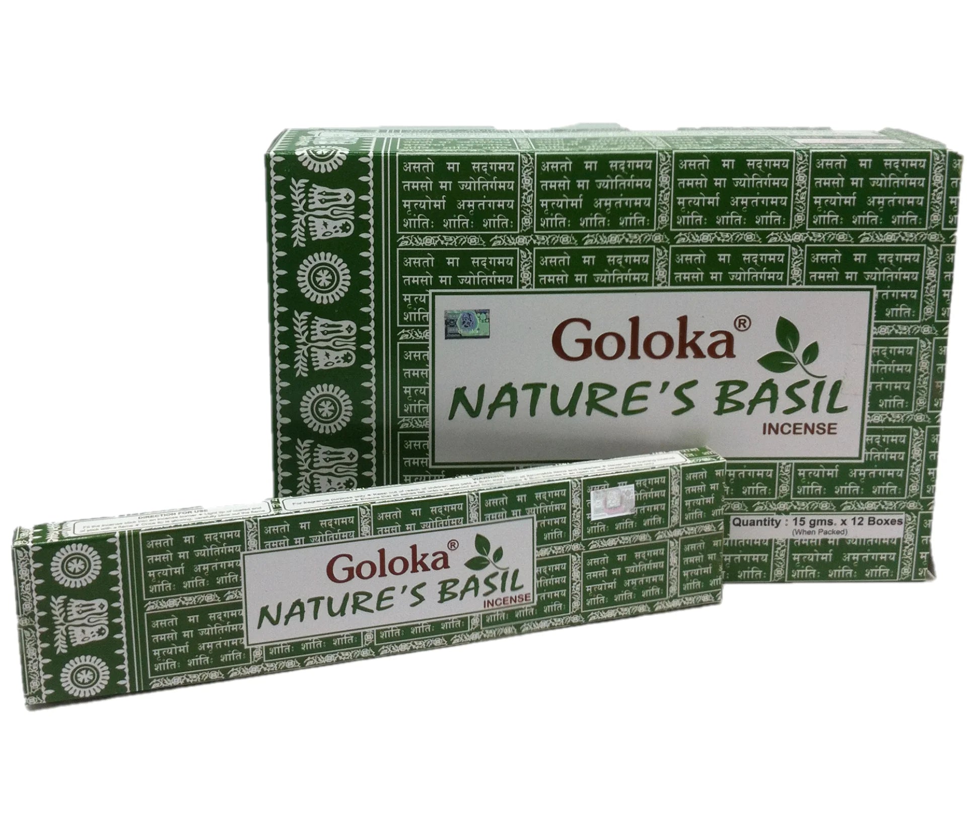 Surtido de 12 paquetes de Incienso Goloka Premium de Flores y Brotes – Aromas Naturales de la India para Meditación y Bienestar
